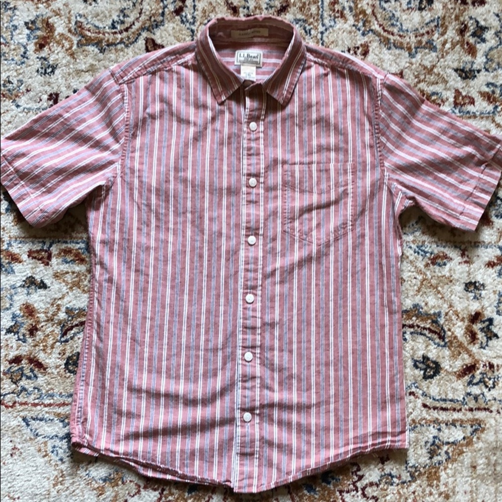 LL Bean short sleeve button up